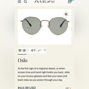 NEW! Avulux Migraine Custom Glasses